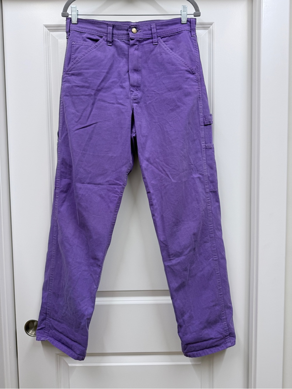 Stan Ray USA Purple Canvas Painter Carpenter Work Pants 31